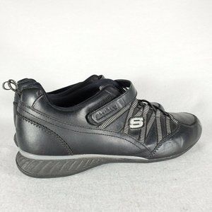 SKECHERS Tone-Ups 38799 Black /Gray Women’s Size 9 Athletic Fitness Shoes